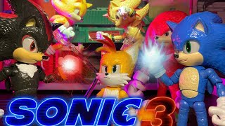 SONIC THE HEDGEHOG 3 STOP MOTION FILM [ sonic vs shadow stop motion]