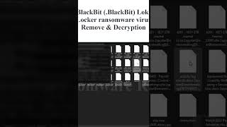 || SOLVED || BlackBit (.BlackBit) Loki Locker ransomware virus - removal and decryption  #ransomware