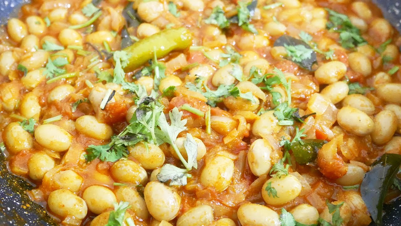 Butter Beans Gravy Tasty Veg Recipe Butter Beans masala Butter