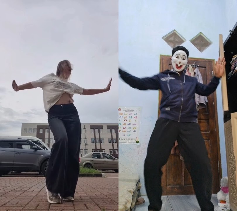 Dancing with a Hot Girl… But My Moves Are a Total Mess 🤣 #remixdance #danceremix #dancecollab #funny