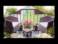 Muebles de patio para balcones pequeños