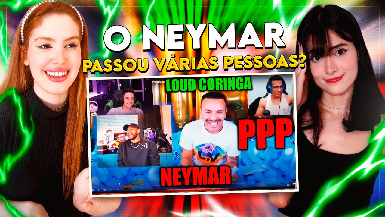 REACT | LOUD CORINGA REAGINDO AO HUDSON AMORIM REAGINDO AO NEYMAR NO PPP | CR Reacts