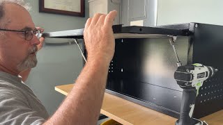 Wall-Mount Cabinet For Tools Review Firstsky Up-Flip Door Test