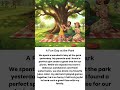 Learn Past Tense with Me! 🌳 Our Family Picnic Day (Easy English) #shorts