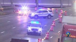 Shootout along I-77 leads to 4-car crash, officials say