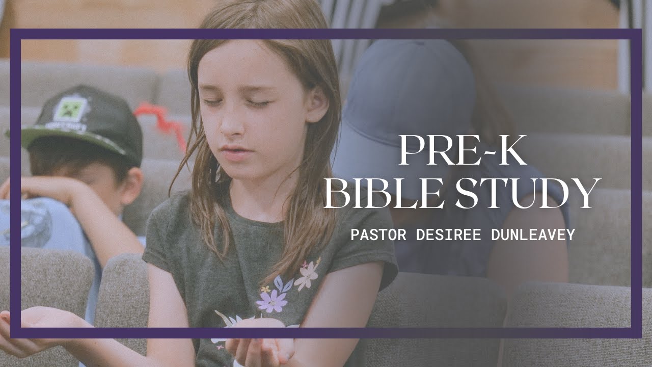 Pre K Bible Lesson For Homeschoolers