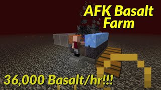 EASIEST AFK Basalt Farm Tutorial [36,000 Basalt/hr] | Best, Easiest Minecraft 1.17+ Farms