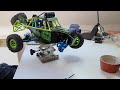 RC car WL Toys 12428 aluminium upgrades