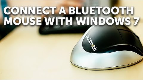 How to pair your Bluetooth Mouse in Windows 7