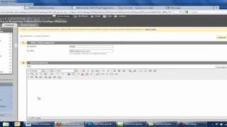 Creating a link to a Website in Blackboard 9.1