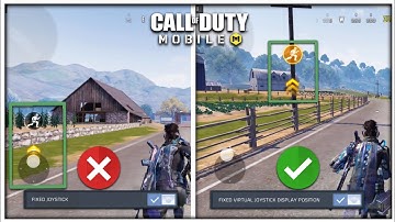 Fixed JOYSTICK vs Fixed Virtual JOYSTICK Display Position | Best joystick SETTINGS  For movement ?