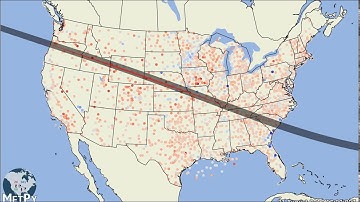 August 21, 2017 Solar Eclipse 1 Hour Sfc. Temperature Change