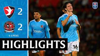 Highlights Cheltenham Town 2 Exeter City 2 4-3 Pens Jersey Mikes Trophy