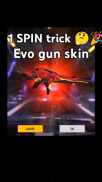 1 SPIN trick 🤔🎉 in luck royal | I got evo gun skin very easily in 1 spin trick 👌😉 #subscribe #shorts