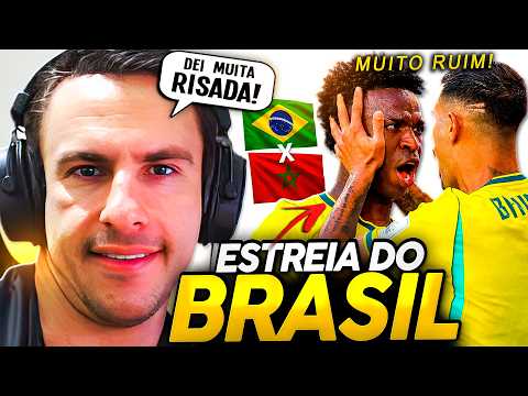 SUPER XANDĂO ASSISTIU BRASIL x MARROCOS | JOGO HORRĂVEL DA SELEĂĂO