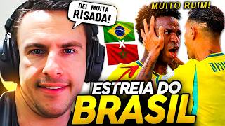 SUPER XANDÃO ASSISTIU BRASIL x MARROCOS | JOGO HORRÍVEL DA SELEÇÃO
