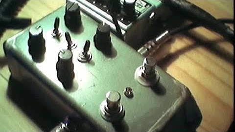 DIY Robot Pedal (robot voice, pitch shifting, vibrato)