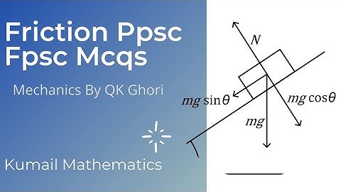 Friction Mcqs Mechanics By QK Ghori/ Kumail mathematics