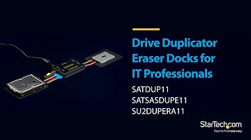 1:1 Duplicator Eraser Docks  | StarTech.com