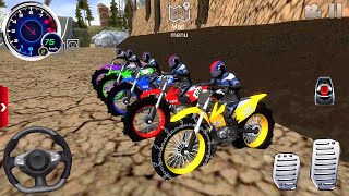 Motor Dirt Bike Racing Simulator 2025 - Off-Road Bike Stunt Driving 3D #2 - Android / IOS Gameplay screenshot 4