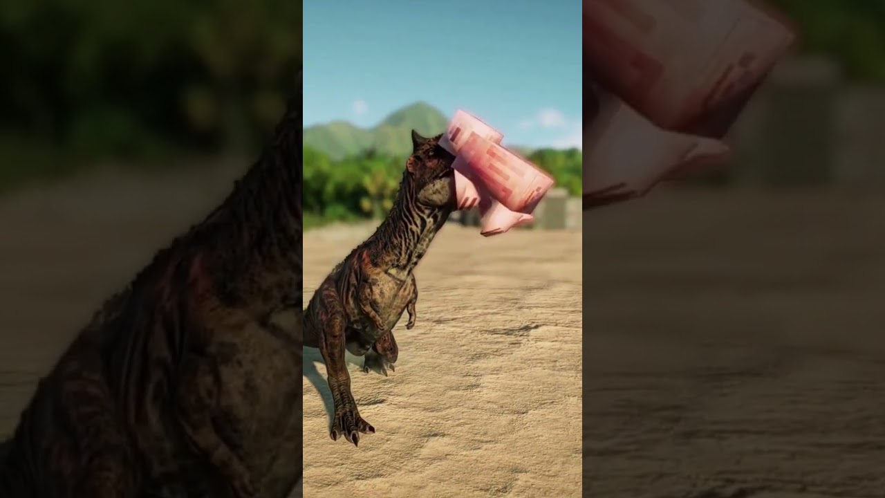 CARNOTAURUS "TORO" VS MINECRAFT PIG - Jurassic World Evolution 2 (mod)