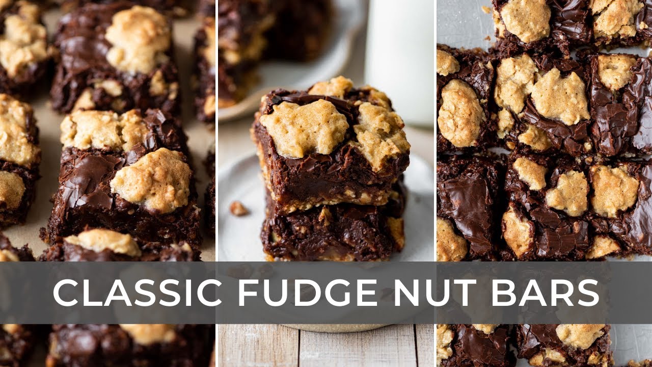 Classic Fudge Nut Bars YouTube
