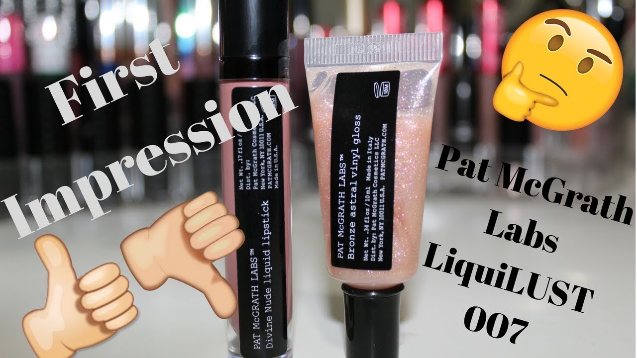 First Impression on the New Pat McGrath Labs LiquiLust 007