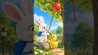Details 🐰🎈 Bunny & Duckling Save the Lost Balloon! | Cute Friendship Story 🐥❤️ #Shorts Guide