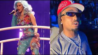 Cardi B Trolls Offset & Shouts Out Quavo During Show In Florida