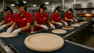 Inside the Papa John’s Processing Factory – How Fresh Dough Become Million-Dollar Pizza Crusts.