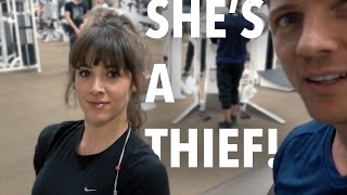 SHE'S A THIEF!!