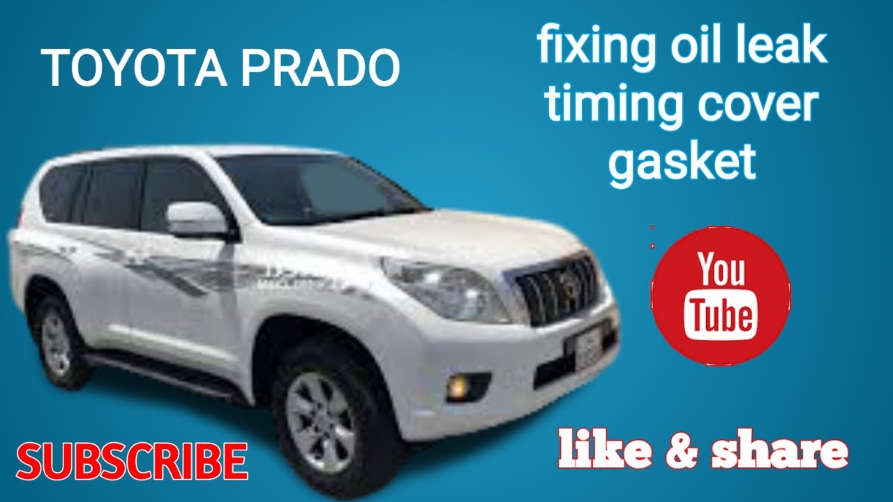Easy way to fix oil leak valve cover gasket...TOYOTA PRADO!!! YouTube