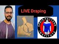 Live draping