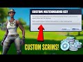 🔴 Fortnite Customs Scrims LIVE! (EU)  SOLO/DUO/TRIOS/SQUADS | V-BUCKS GIVEAWAY! | CUSTOM MATCHMAKIN