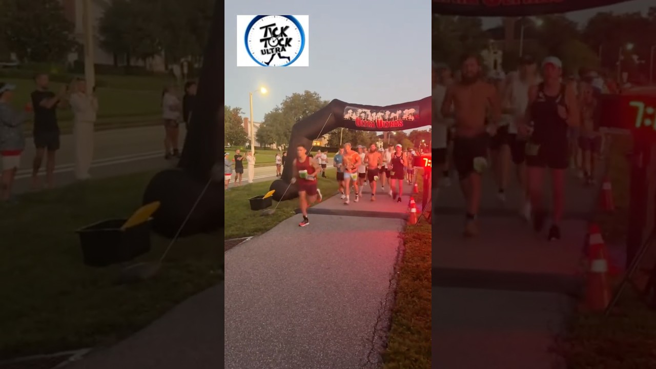 Start of Tick Tock Ultra #ultrarunning #runner #floridarunning #cruiseship