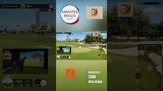 SIM IO - Emirates Golf Club - Majlis Course (UAE) Playthrough - Virtual Golf 3 - TRACKMAN IO