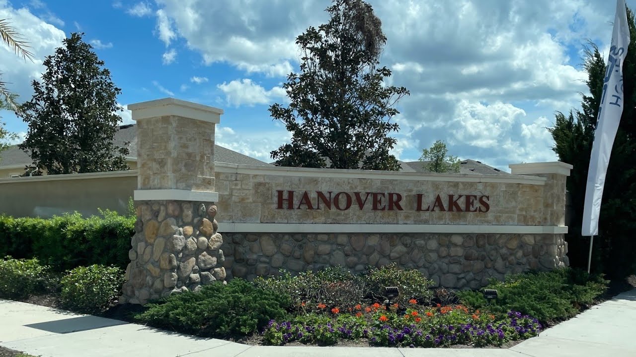 Hanover Lakes is a new home community in St. Cloud, FL with a boat dock
