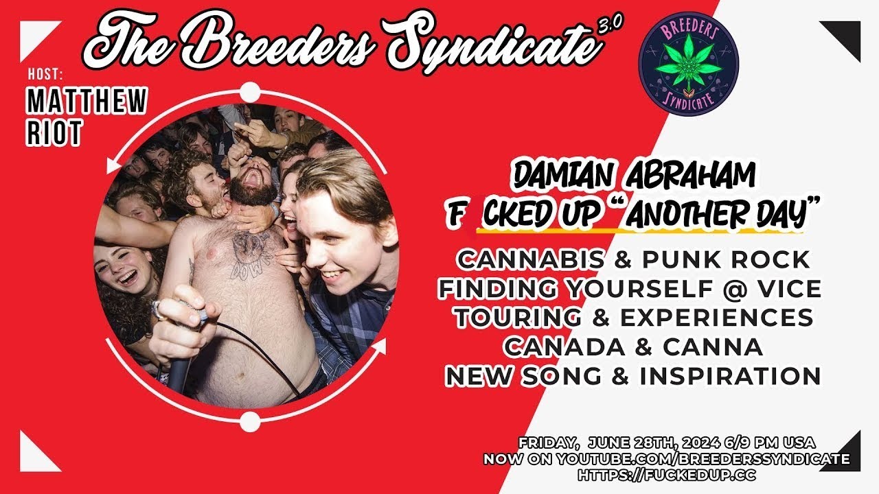 VICE, Punk Rock & Cannabis: Damian Abraham from band "Fu*ked Up" TOAP Another Day  Part 1 S11E11