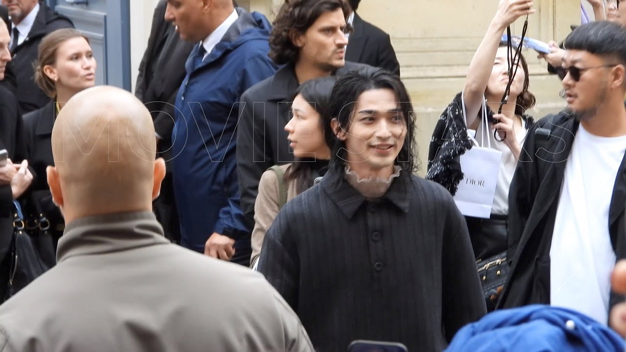 Ryusei Yokohama attends the Christian Dior Womenswear Spring Summer 2025 @Paris Fashion week 2024