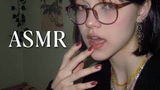 asmr slow mouth sounds + hand movements for u