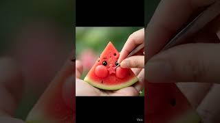 The Juiciest Slice of Heaven🍉Tiny Watermelon #asmr #viral #minimunch #oddlysatisfying #watermelon