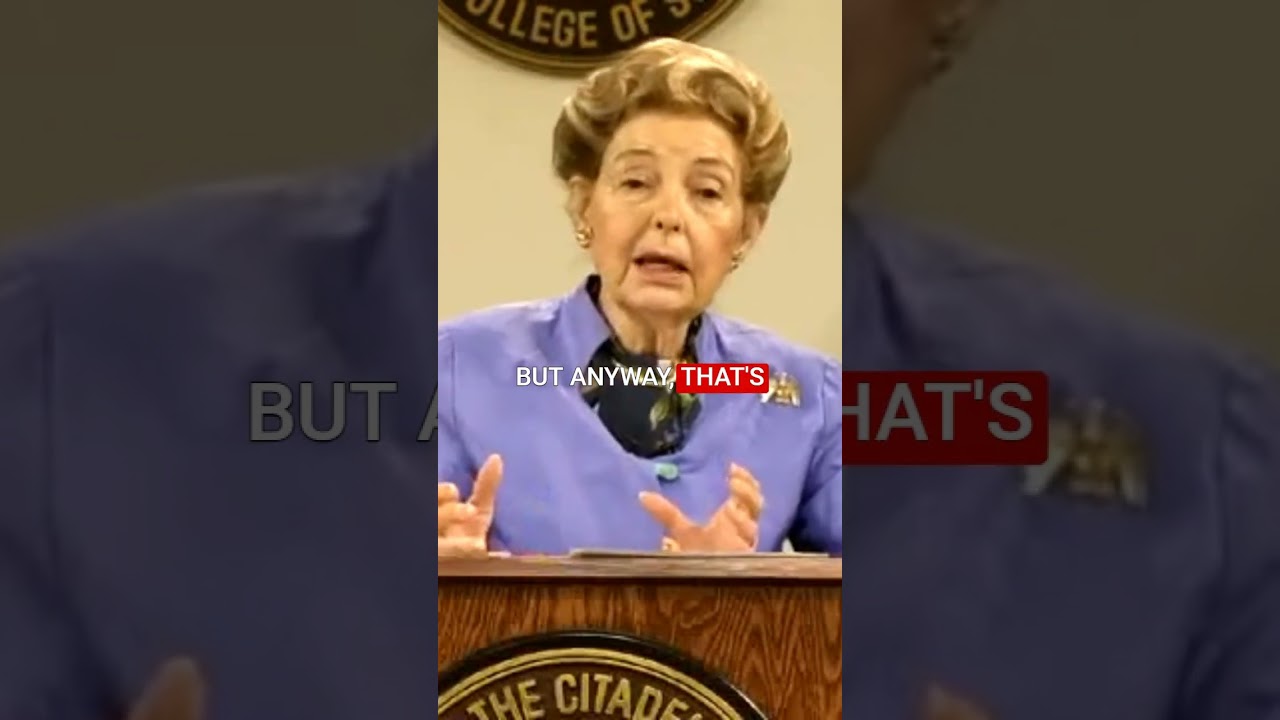 Phyllis Schlafly discussing feminism.