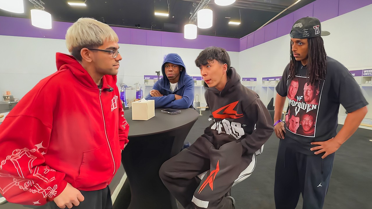 Ray PRESSES N3on About Kai Cenat At Mr Beast Streamer Event..