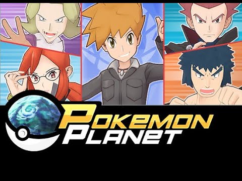 Pokemon Planet Defeating the Kanto Elite Four - YouTube