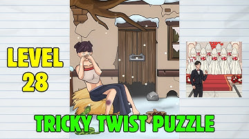 Tricky Twist Puzzle Game Level 28: Save the Girl Solution