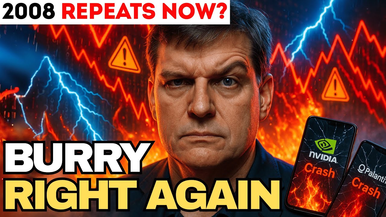 The Next "Big Short" is HERE: Burry Bets $1.1 Billion Against Nvidia & Palantir — $685B Already Gone