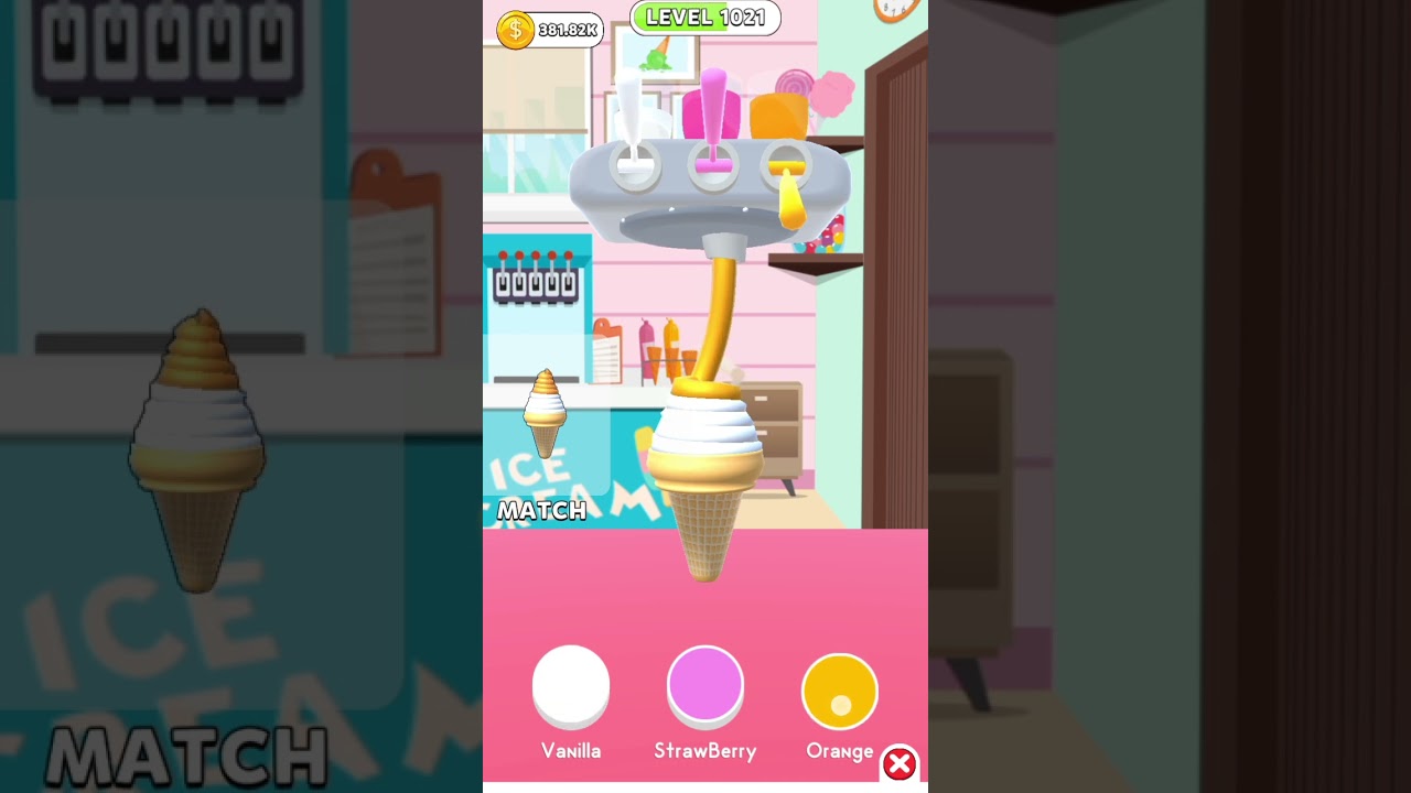 making yummy vanilla orange 🍊🍊 ice cream 🍦