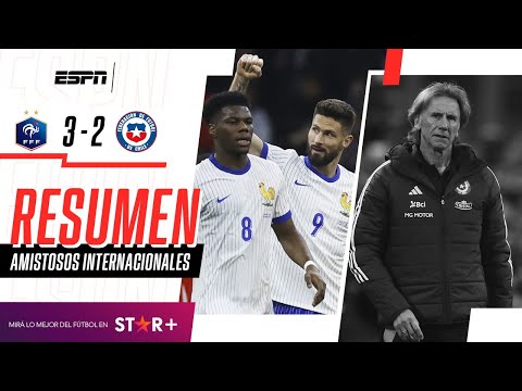 maxresdefault Chile cayó 3-2 frente a Francia en el segundo encuentro de la era de Gareca