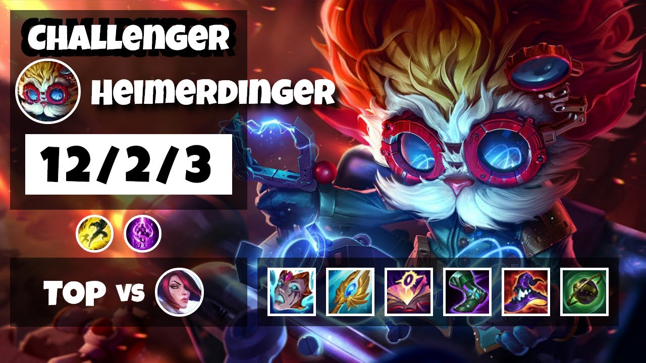 Heimerdinger Top 11.13 Challenger Gameplay S11 (12/2/3) - OCE