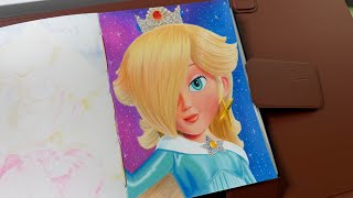 How to draw Rosalina from Super Mario Galaxy Movie #supermario #sketchbook #art